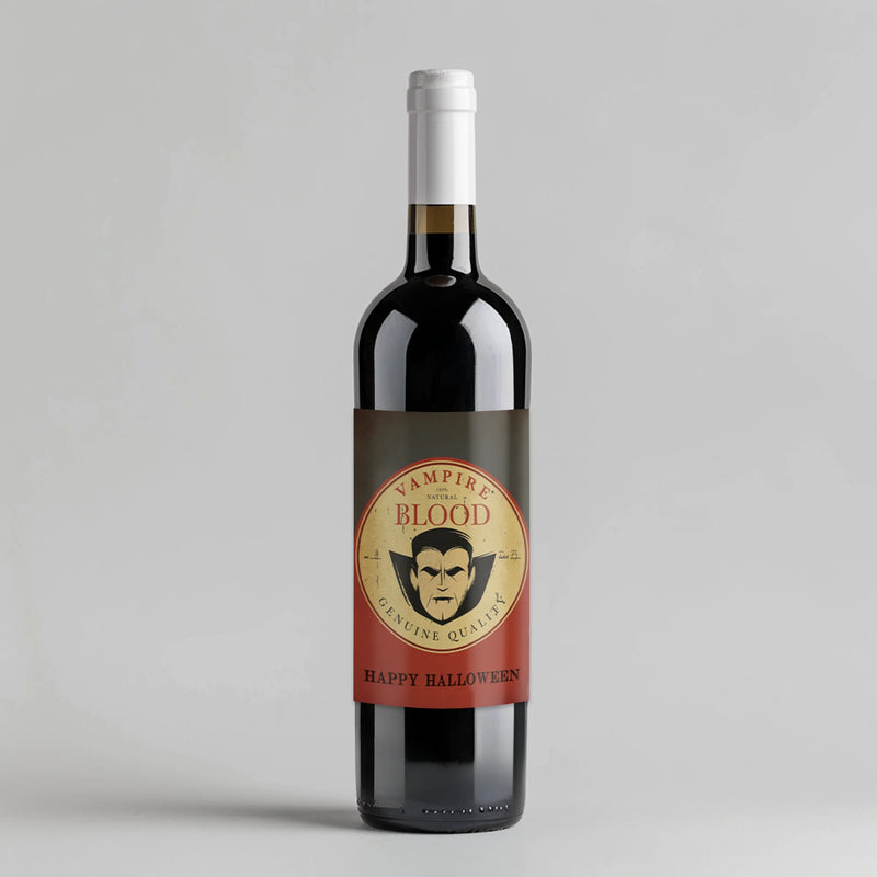 Vampire Blood Wine Label