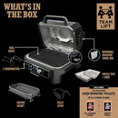 XL Smart Grill Smoker 7 In 1 With App Control Black