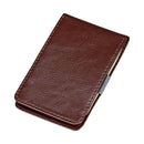 Brown Leather Billfold Style Case With Money Clip