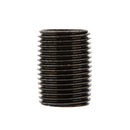 1/2 in. x 1 in. Prefinished Matte Black Pipe