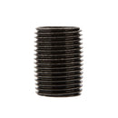 1/2 in. x 1 in. Prefinished Matte Black Pipe