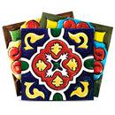 8" X 8" Festival Brights Mosaic Peel And Stick Removable Tiles