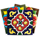8" X 8" Festival Brights Mosaic Peel And Stick Removable Tiles