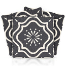 4" X 4" Burst Gray And White Peel And Stick Removable Tiles