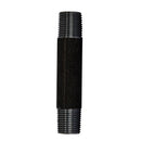 1/2 in. x 4 in. Prefinished Matte Black Pipe