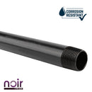 1/2 in. x 36 in. Prefinished Matte Black Pipe