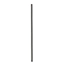 1/2 in. x 36 in. Prefinished Matte Black Pipe