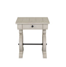 Bronwyn - Rectangular End Table - Alabaster