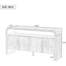 U_STYLE Elegant Console Table with Treated Fir Veneer,Suitable For Entryway, Hallway, Living Room, Foyer, Corridor
