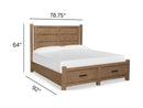 Plum Creek - Panel Storage Bed