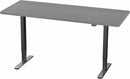 60 Inch Gray Electric Height Adjustable Standing Desk