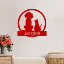 Dog and Cat Name Sign