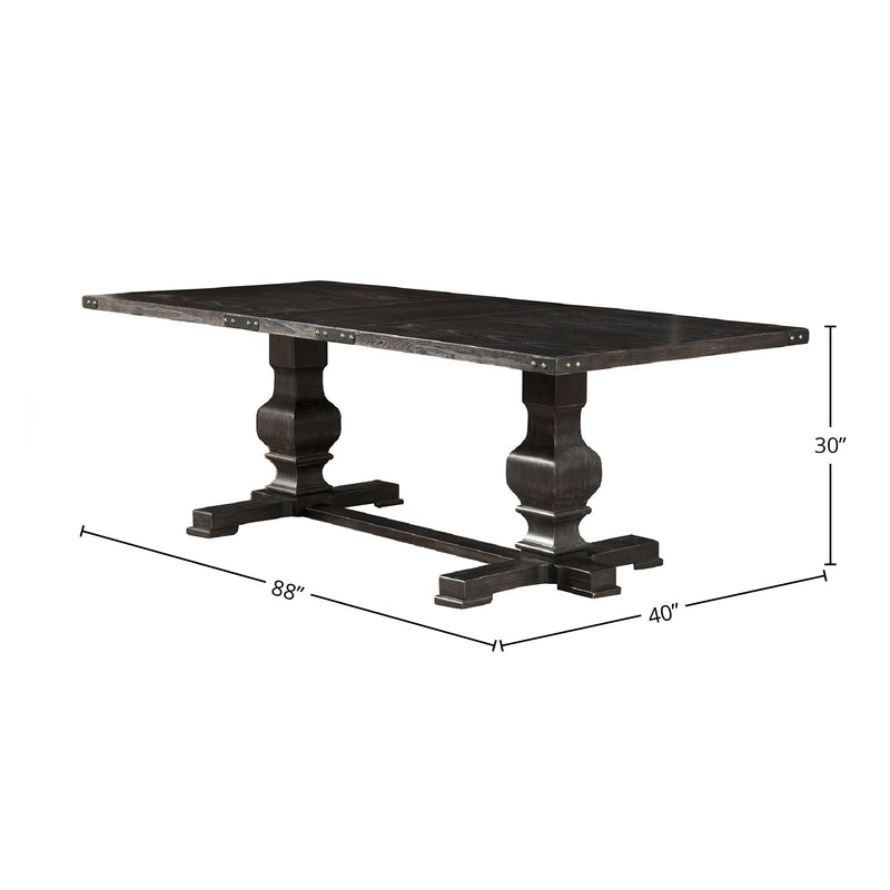 Manchester Dining Table, Vintage Black