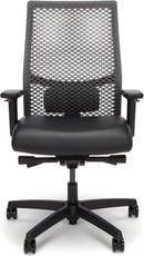 Ignition Two Point Zero Ergonomic Office Chair Adjustable Lumbar Support Black