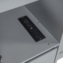 Full Size Murphy Bed with Drawers, Cabinets and USB Ports,Gray