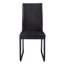 Dining Chair Side Upholstered, For Dining Room (Set of 2) - Black