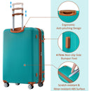 Hardshell Luggage Sets 3 Piece double spinner 8 wheels Suitcase with TSA Lock Lightweight 20"24"28"