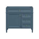 Bathroom Vanity With 2 Drawers And Tip-Out Drawer, Storage Cabinet