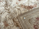 Chinese Aubusson Wool Rug 10x14, European Design, Thick Wool Pile