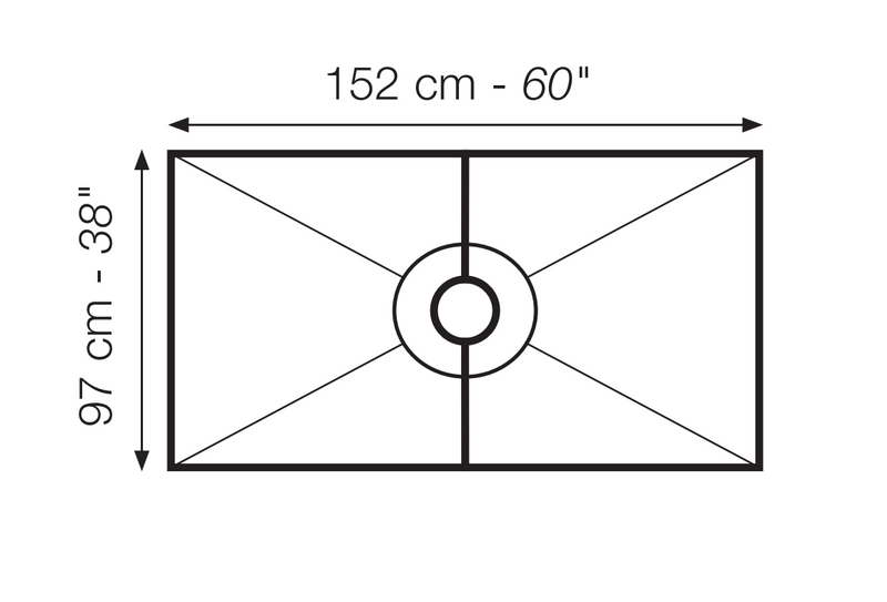 The Original™ Deluxe 38"x60" Shower Conversion Kit with Orange XPS Board