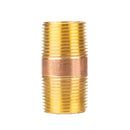 3/4 in. x 2 in. Red Brass Pipe
