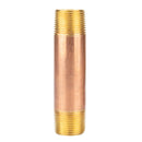 3/4 in. x 4 in. Red Brass Pipe