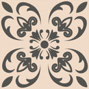 4" X 4" Charcoal Orchid Peel And Stick Removable Tiles
