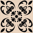 4" X 4" Mini Orchid Peel And Stick Removable Tiles