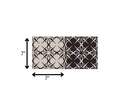 4" X 4" The Clover Peel And Stick Removable Tiles