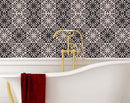 4" X 4" Cinnamon Swirl Peel And Stick Removable Tiles