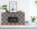 4" X 4" Cinnamon Swirl Peel And Stick Removable Tiles