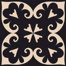 4" X 4" Black Sheep Peel And Stick Removable Tiles