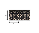 4" X 4" Black Sheep Peel And Stick Removable Tiles