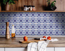 4" X 4" Charcoal And White Mosaic Peel And Stick Removable Tiles