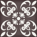 7" X 7" Light Brown And White Mosaic Peel And Stick Removable Tiles