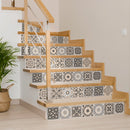 4" X 4" Espresso Brown Mosaic Peel And Stick Removable Tiles