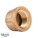 3/4 in. Red Brass Cap