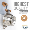 1/2 in. Red Brass Flange