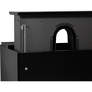 24" Floating Bathroom Vanity with Sink, Modern Wall-Mounted Bathroom Storage Vanity Cabinet with Resin Top Basin and Soft Close Drawers, Glossy Black