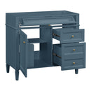 Bathroom Vanity With 2 Drawers And Tip-Out Drawer, Storage Cabinet