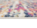 4' X 6' Cream Celestial Burst Abstract Area Rug