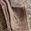 10' Runner Beige and Ivory Medallion Power Loom Runner Rug