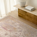 10' Runner Beige and Ivory Medallion Power Loom Runner Rug