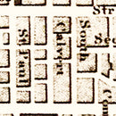 Vintage Map of Baltimore, Maryland 1837