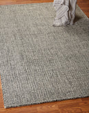 5' X 8' Gray Wool Handmade Area Rug