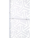 Outdoor & Indoor Privacy Screen Metal Privacy Screen 76' H×48' W, Freestanding Decorative Privacy Screen for Deck Balcony Patio, Privacy Fence Panels for Outside Lawn Garden PS120 WHITE