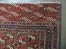 6' X 10' Antique Handmade Bokhara Turkoman Yamud Wool Rug Carpet NICE