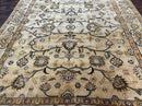 Turkish Oushak Rug 8x10, Vintage Wool Carpet