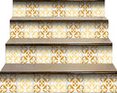 6" X 6" Golden Yellow Retro Peel And Stick Removable Tiles