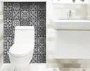 7" X 7" Gray and White Multi  Peel and Stick Removable Tiles